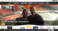 Desktop Screenshot of kvmechelen.be